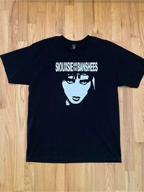 Siouxsie and The Banshees Black Graphic Band Tee